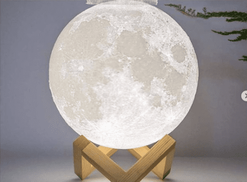 Lámpara luna personalizada